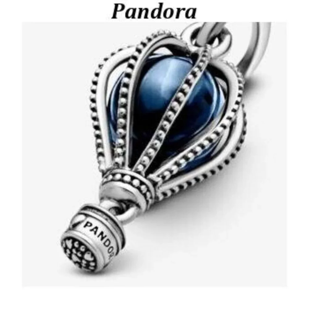 Pandora Blue Hot Air Balloon Travel Charm